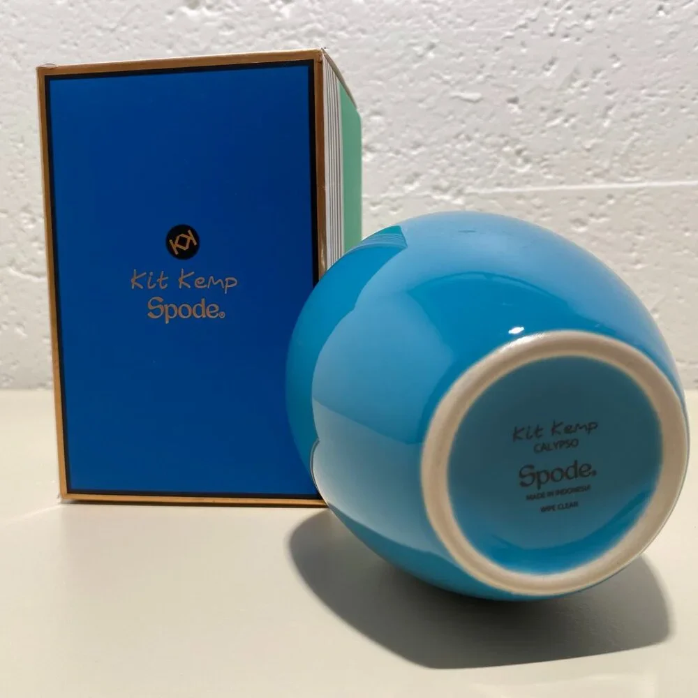 Spode Kit Kemp Calypso 6" Posy Vase - Picture 6 of 6